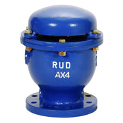 Válvula de admisión y expulsión de aire de hierro dúctil 250 CWP Marca RUD FIG. DAX de 1"