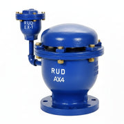 Válvula de admisión y expulsión de aire combinada con eliminadora de aire de hierro dúctil 250 CWP Marca RUD FIG. DAXDEX de 1 1/2"