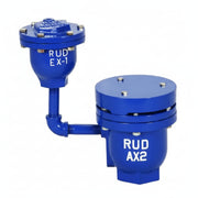 Válvula de admisión y expulsión de aire combinada con eliminadora de aire de hierro dúctil 250 CWP Marca RUD FIG. DAXDEX de 1 1/2"