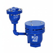Válvula de admisión y expulsión de aire combinada con eliminadora de aire de hierro dúctil 250 CWP Marca RUD FIG. DAXDEX de 1"
