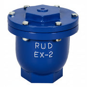 Válvula eliminadora de aire de hierro dúctil 250 CWP Marca RUD FIG. DEX de 1 1/2"