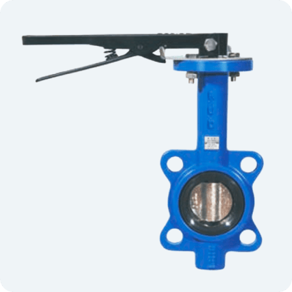 Vàlvulas mariposa tipo wafer, D:HD/ OP. Palanca 150 CWP Marca RUD FIG. 550-100 de 2"