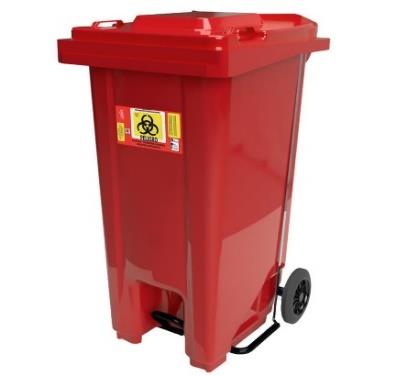 Cesto con pedal tapa y ruedas 240 Lt Mod. 8179 RPBI