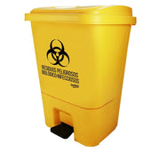 Cesto con pedal para residuos peligrosos biologico infeccioses Mod. SB 8513AM - Bioaplicaciones