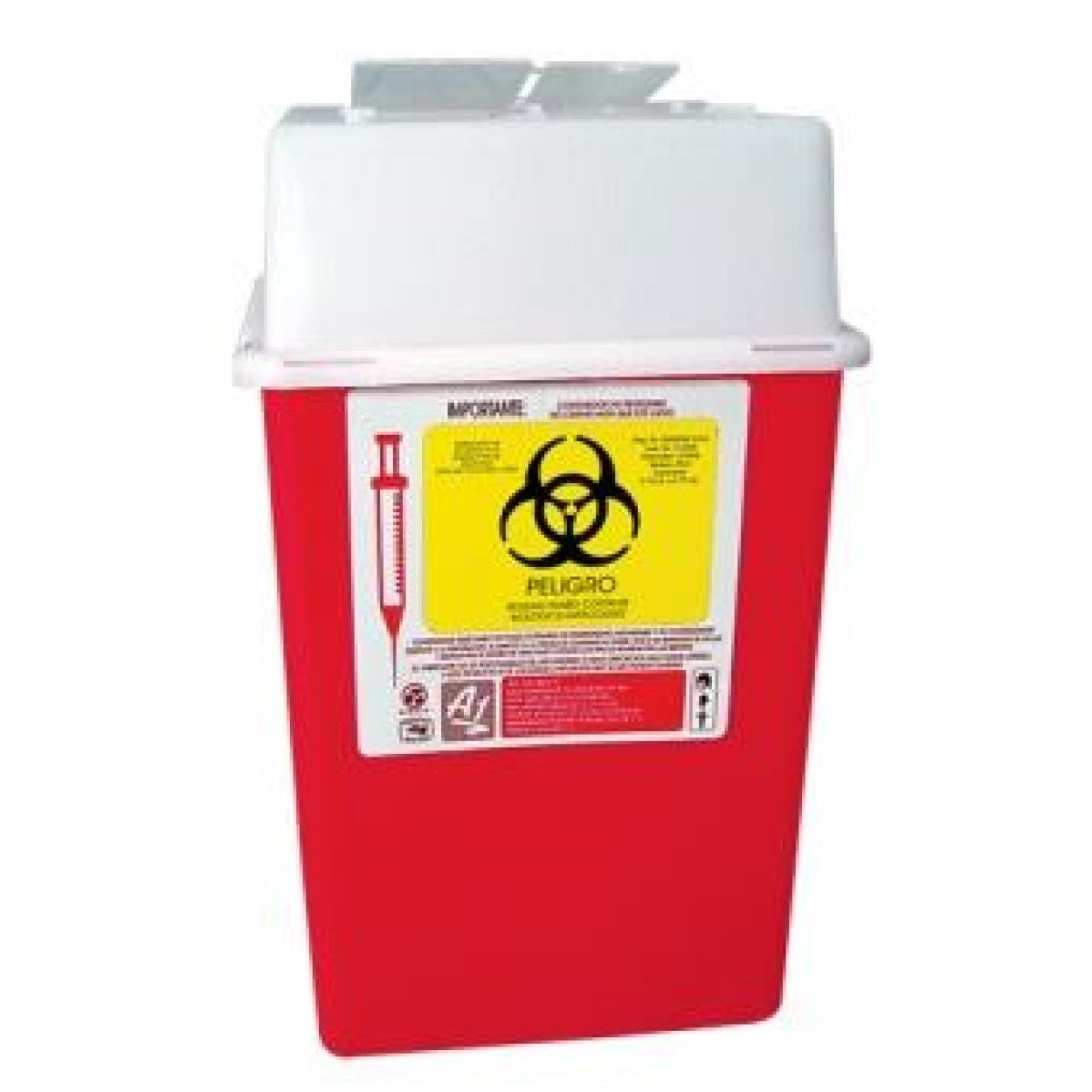 Recolector de polipropileno para punzocortantes RPBI 7.50 a 9.40 lt Modelo PC-8