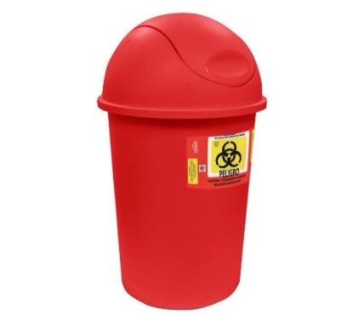 Cesto redondo de tapa balancin curvo para 45 Lt Modelo 8399 RPBI