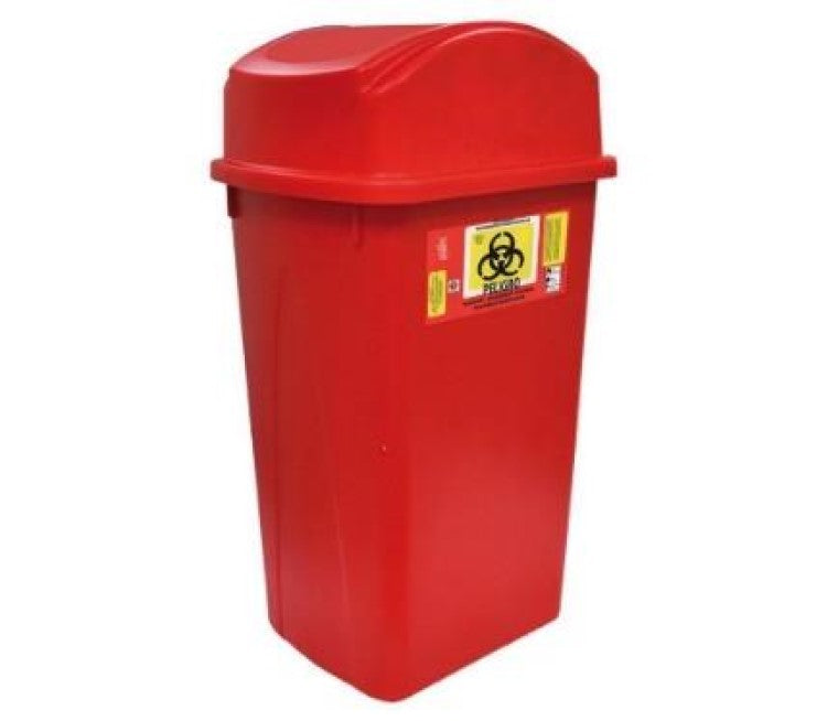 Cesto de tapa balancin lateral para 80 Lt Modelo 8409 RPBI