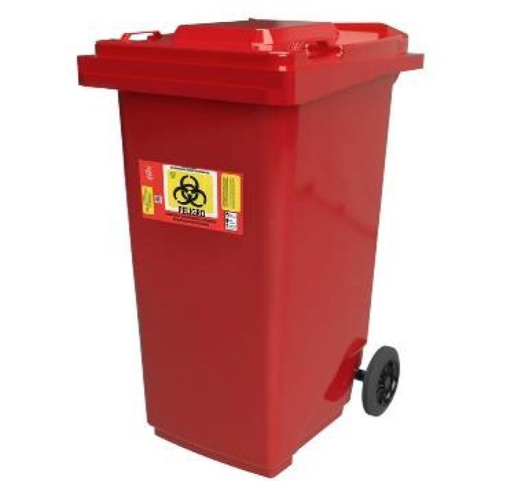 Cesto con tapa y ruedas 240 lt Modelo 8129 RPBI