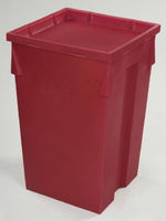 CONTENEDOR COLOR ROJO PARA RESIDUOS SOLIDOS 125 LITROS