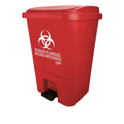 Cesto con pedal para residuos peligrosos biologico infeccioses Mod. SB 8513AM - Bioaplicaciones