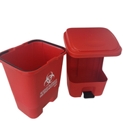 Cesto con pedal para residuos peligrosos biologico infeccioses Mod. SB 8513AM - Bioaplicaciones