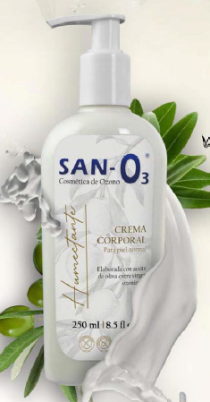 Crema corporal con ozono para piel normal SAN-O3