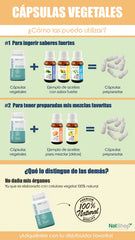 Cápsulas Vegetales Vacías - 60uds