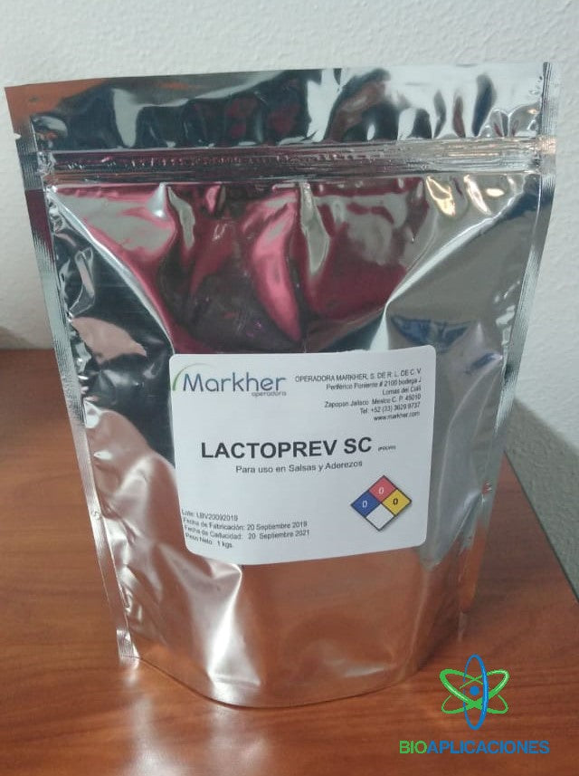 CONSERVADOR ORGANICO PARA SALSAS Y ADEREZOS LACTOPREV SC - Bioaplicaciones