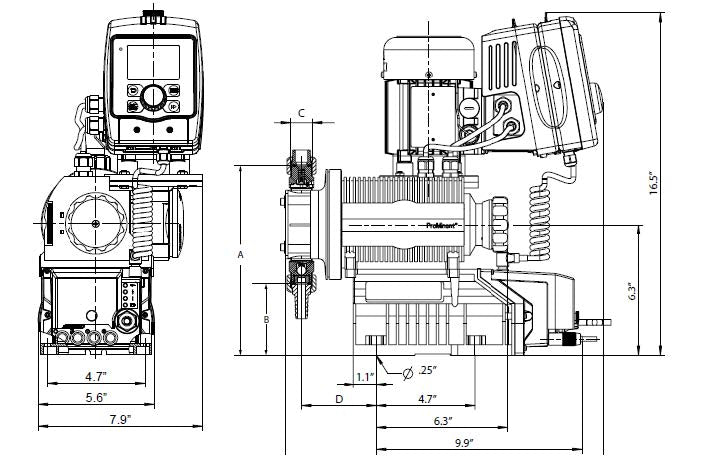 Bomba Dosificadora de Motor Sigma X Control S1Cb H 04120