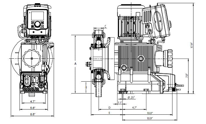 Bomba Dosificadora de Motor S3Cb Control 040830