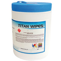 TITAN WIPES Bote con 160 toallas