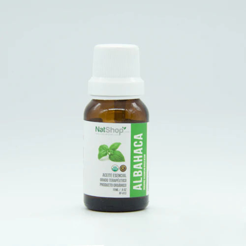 Aceite Albahaca Orgánico 15ml