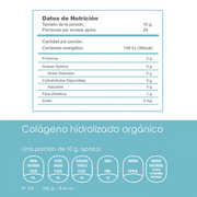 Colágeno Hidrolizado Sin Sabor - 240g - Bioaplicaciones