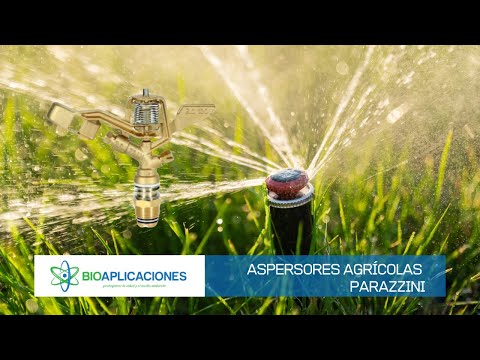 Aspersor de bronce entrada ¾" presion de trabajo de 2.0 a 5.0 bar flujo de 11.6 a 60.0 lpm (incluye boquillas) - 1 pieza Parazzini LM-9130