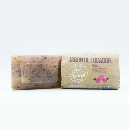 Jabón de rosas - 2 piezas - 300g totales